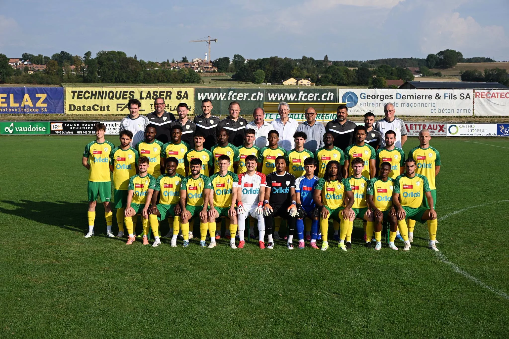 La 1ère équipe du FC Echallens Région